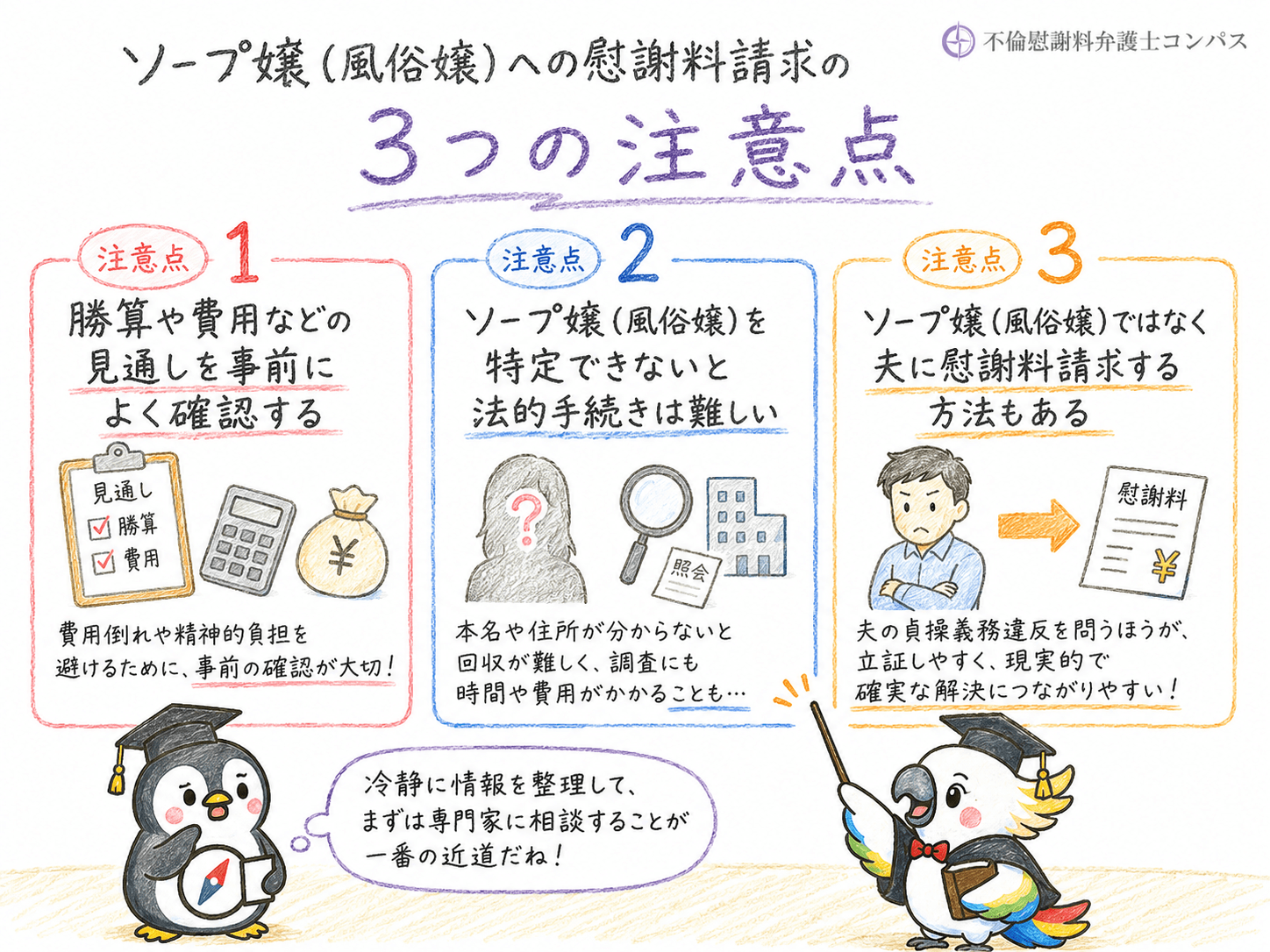 ４章　ソープ嬢（風俗嬢）への慰謝料請求をしたい場合の注意点